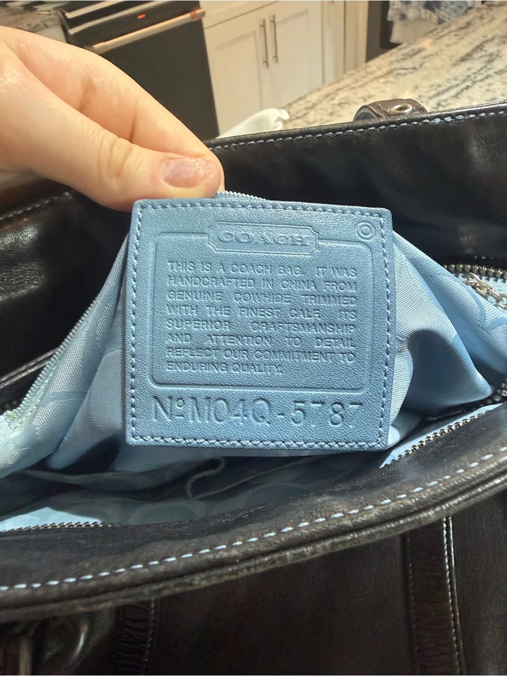 Coach classic leather