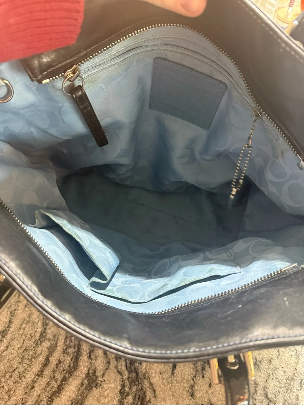 Coach classic leather