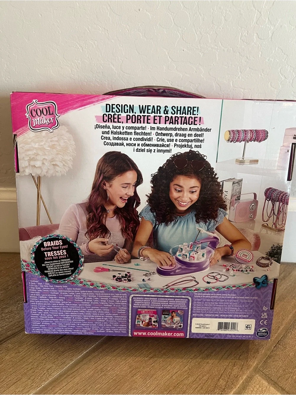 the Cool Maker KumiKreator Bead & Braider jewelry making kit NIB $40