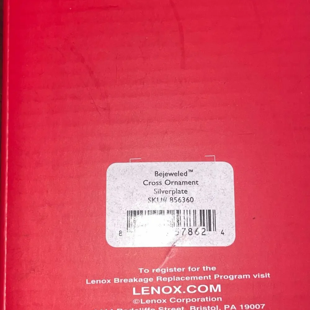 Lenox bejeweled cross