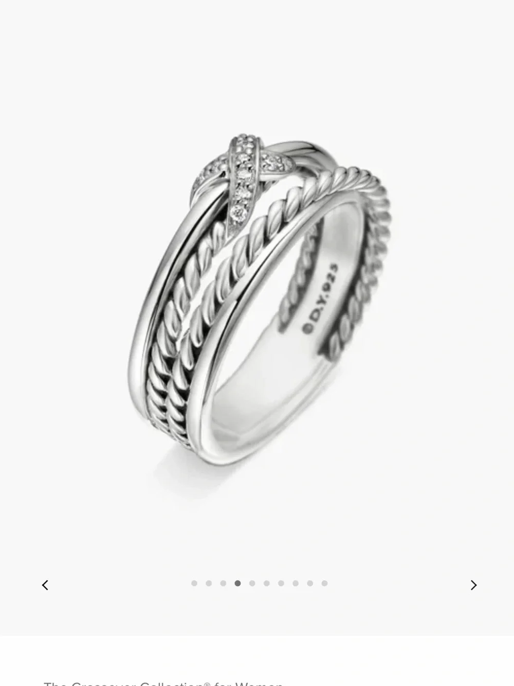 David Yurman X Crossover Band Ring