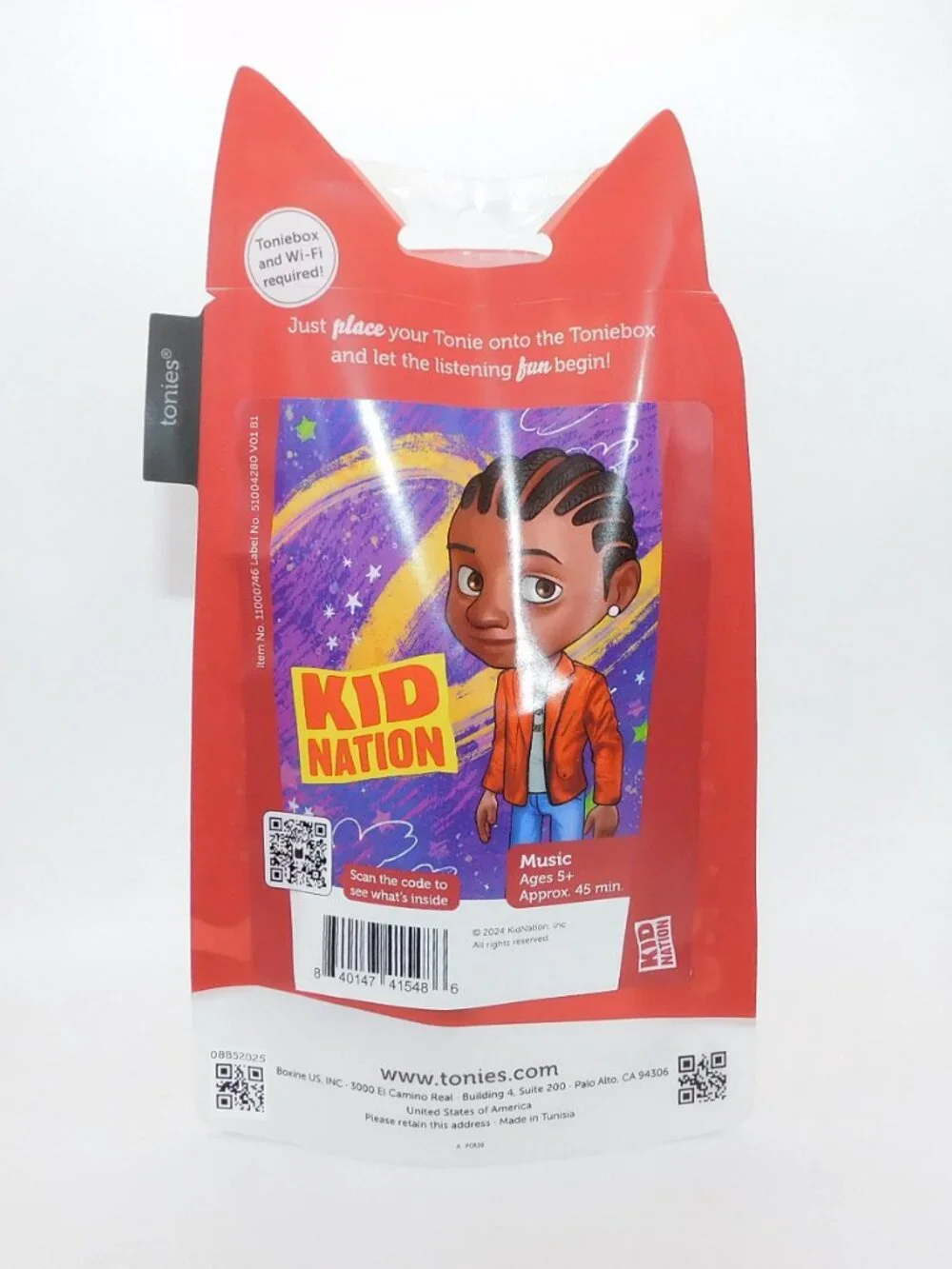 Tonies KidNation Figurine Kid Nation Ludacris Songs Music Black American NEW