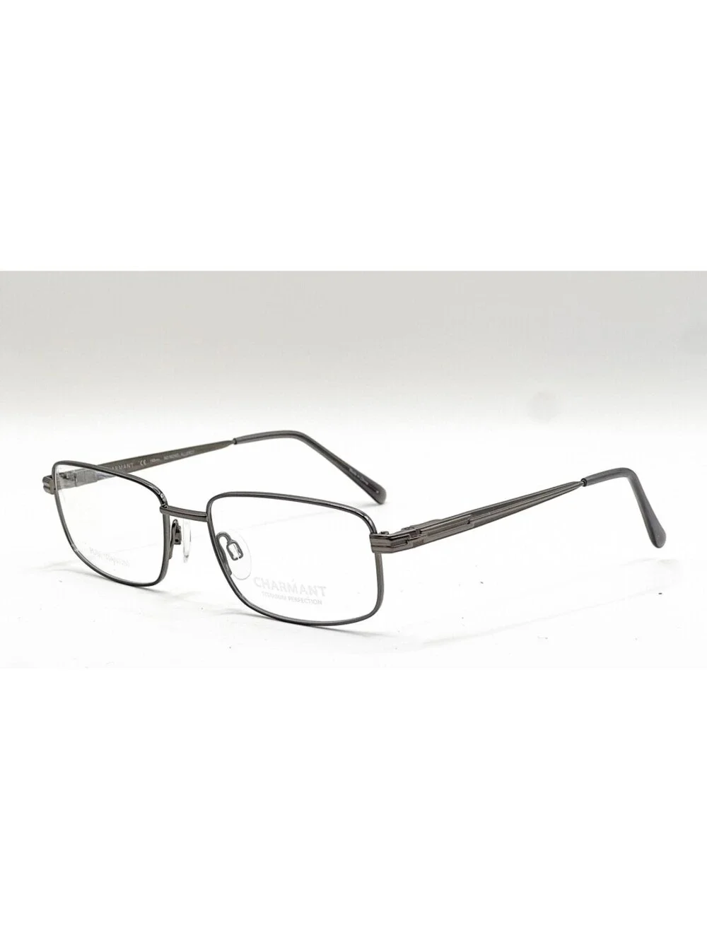 Charmant CH10782 GR Gray Rectangle Authentic Eyeglass Frames 53-18-140