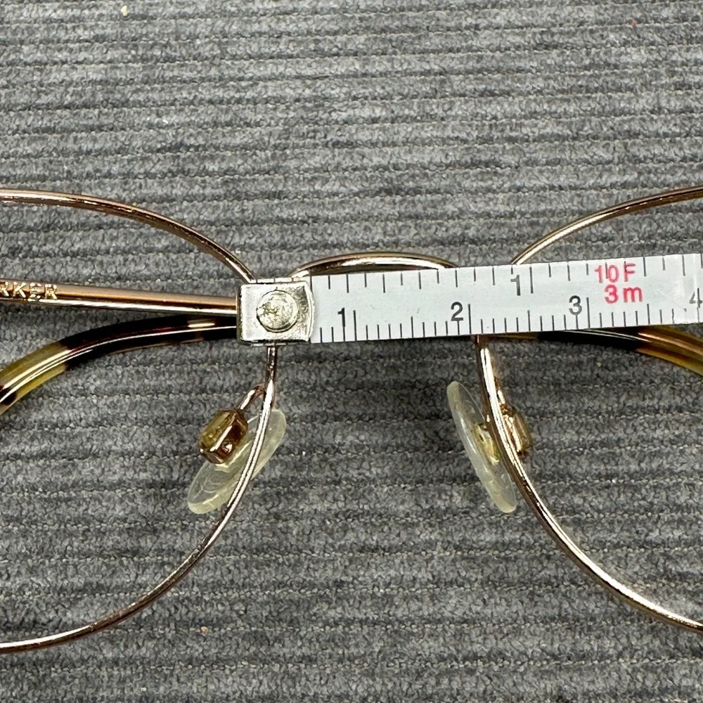 Warby Parker Ava M 2405 Rose Gold Black Cat Eye Y2K Eyeglasses 51-19-142