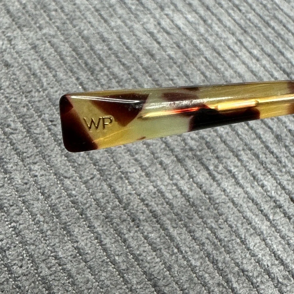 Warby Parker Ava M 2405 Rose Gold Black Cat Eye Y2K Eyeglasses 51-19-142