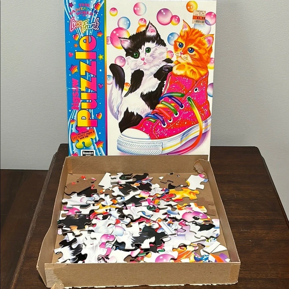 Lisa Frank Kids Puzzle with Colorful Sneakers