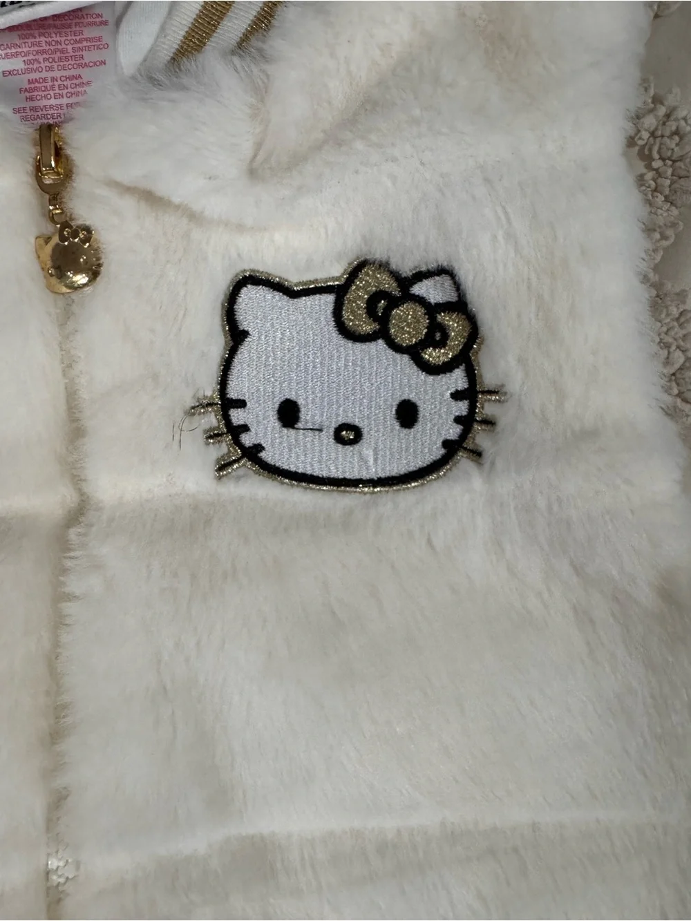 Hello Kitty plush cream
