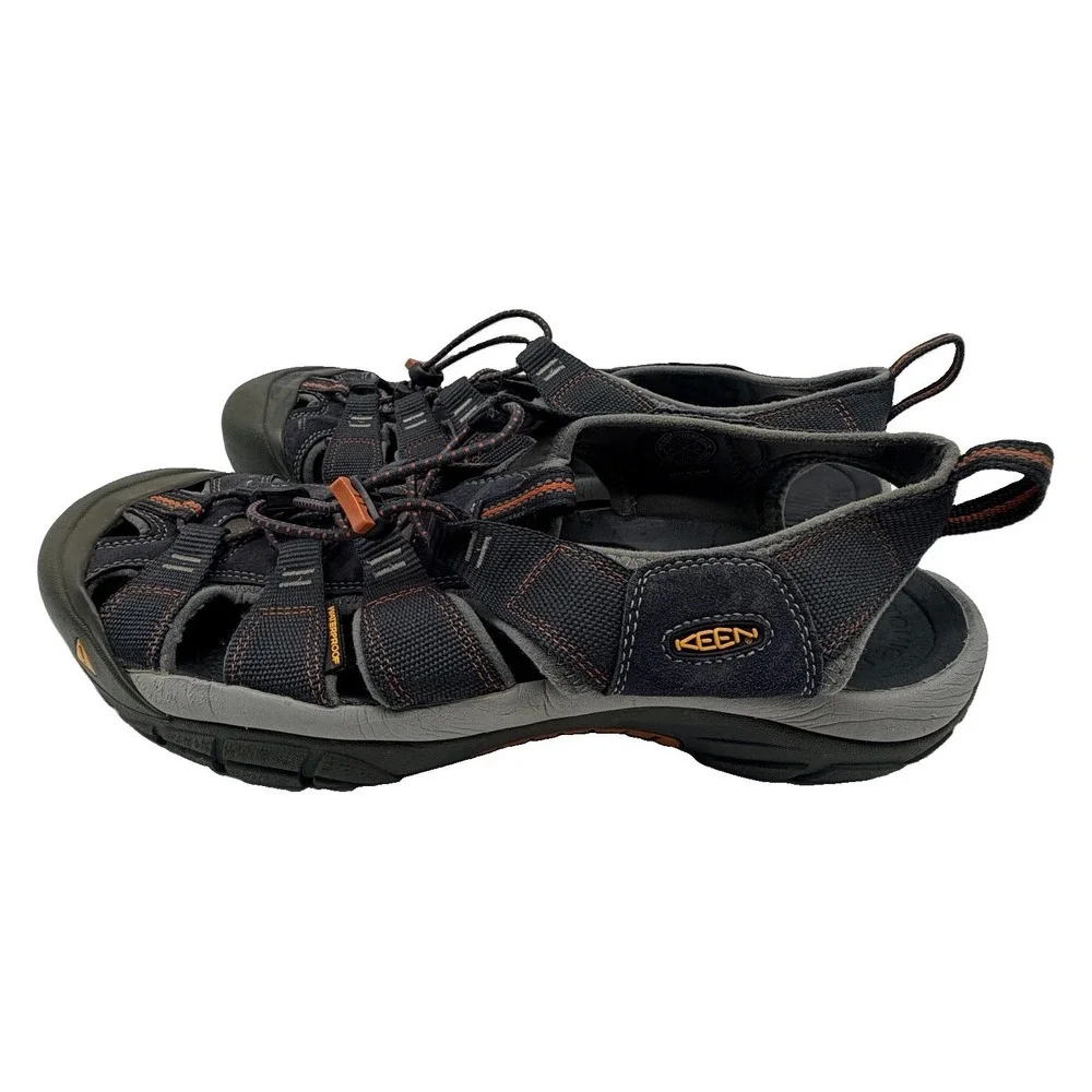 Keen Sandals Men's Sz 13 Black Newport H2 Closed Toe Water Hiking Sport Hybrid
