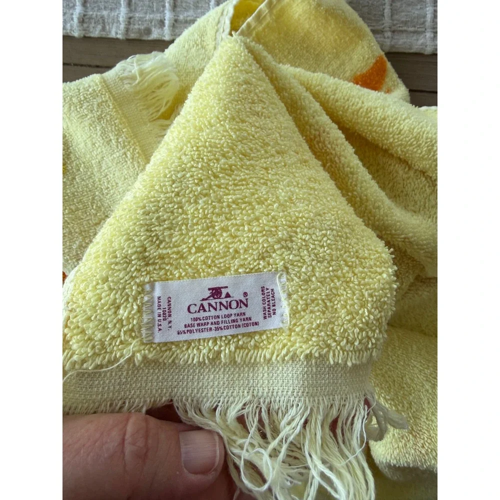 CANNON vintage yellow