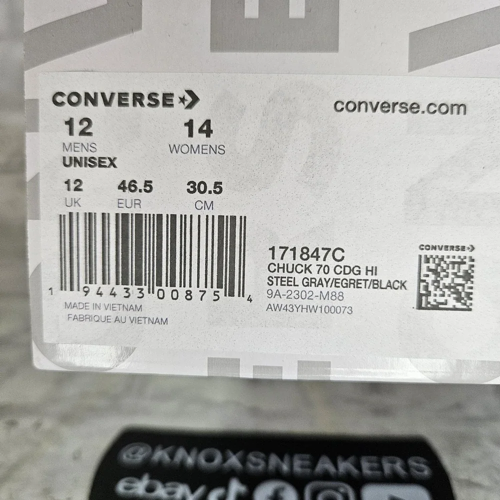 Converse as steel gray
