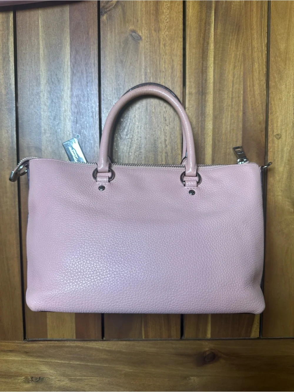 Coach pebbled leather