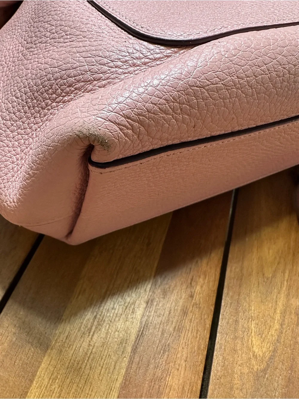 Coach pebbled leather
