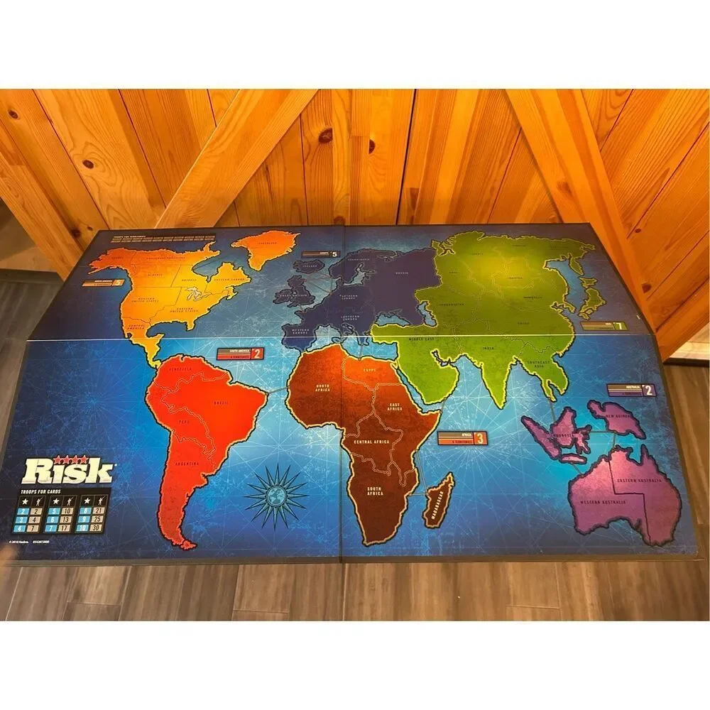 Risk Board Game 2010 Complete The Game of Global Domination Strategy  COMPLETE (
