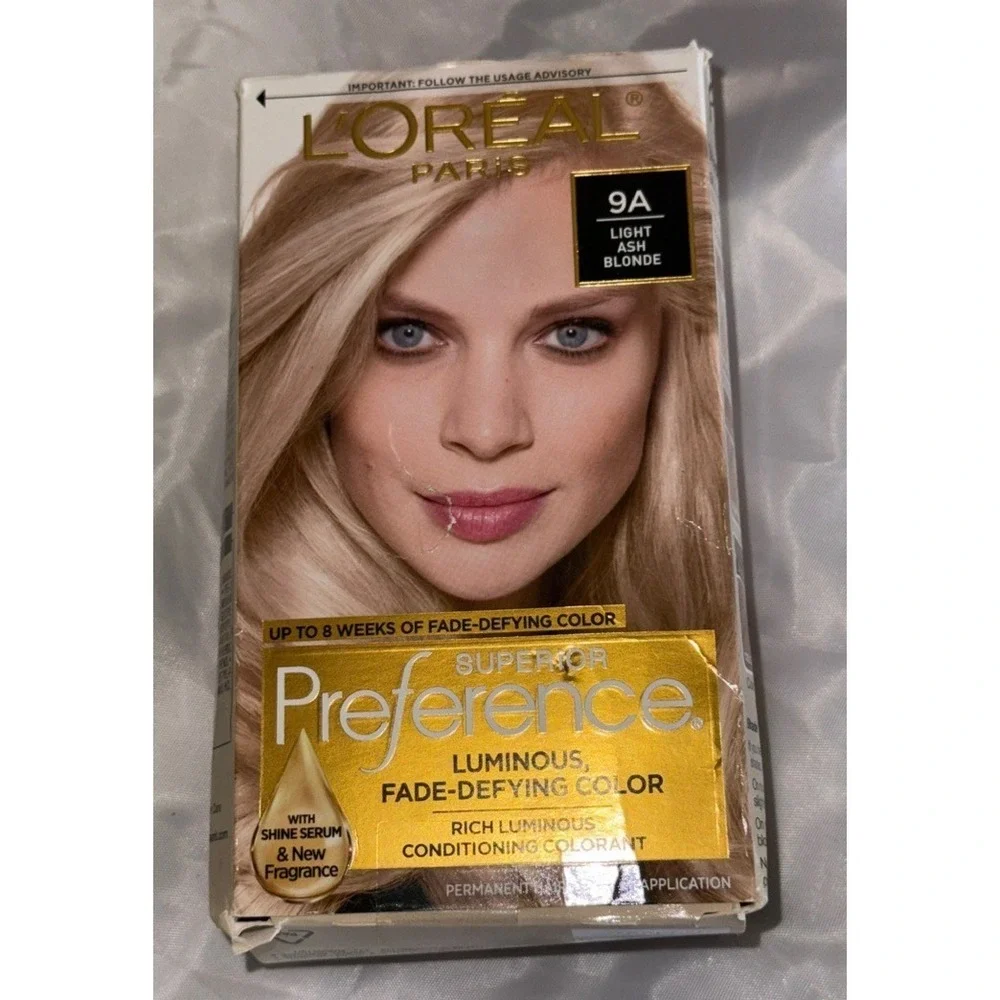 L'Oreal Paris Superior Preference  9a Light Ash Blonde Hair Color