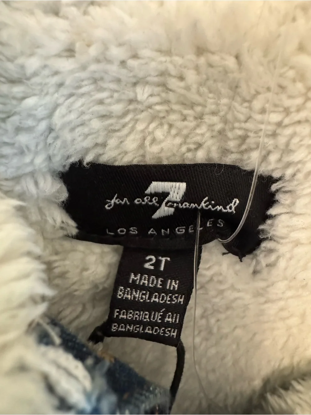 7 For All Mankind classic button