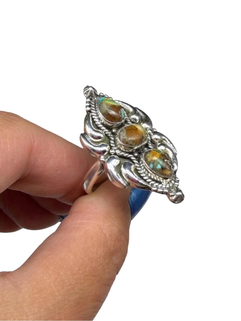 925 Sterling Silver genuine nevada