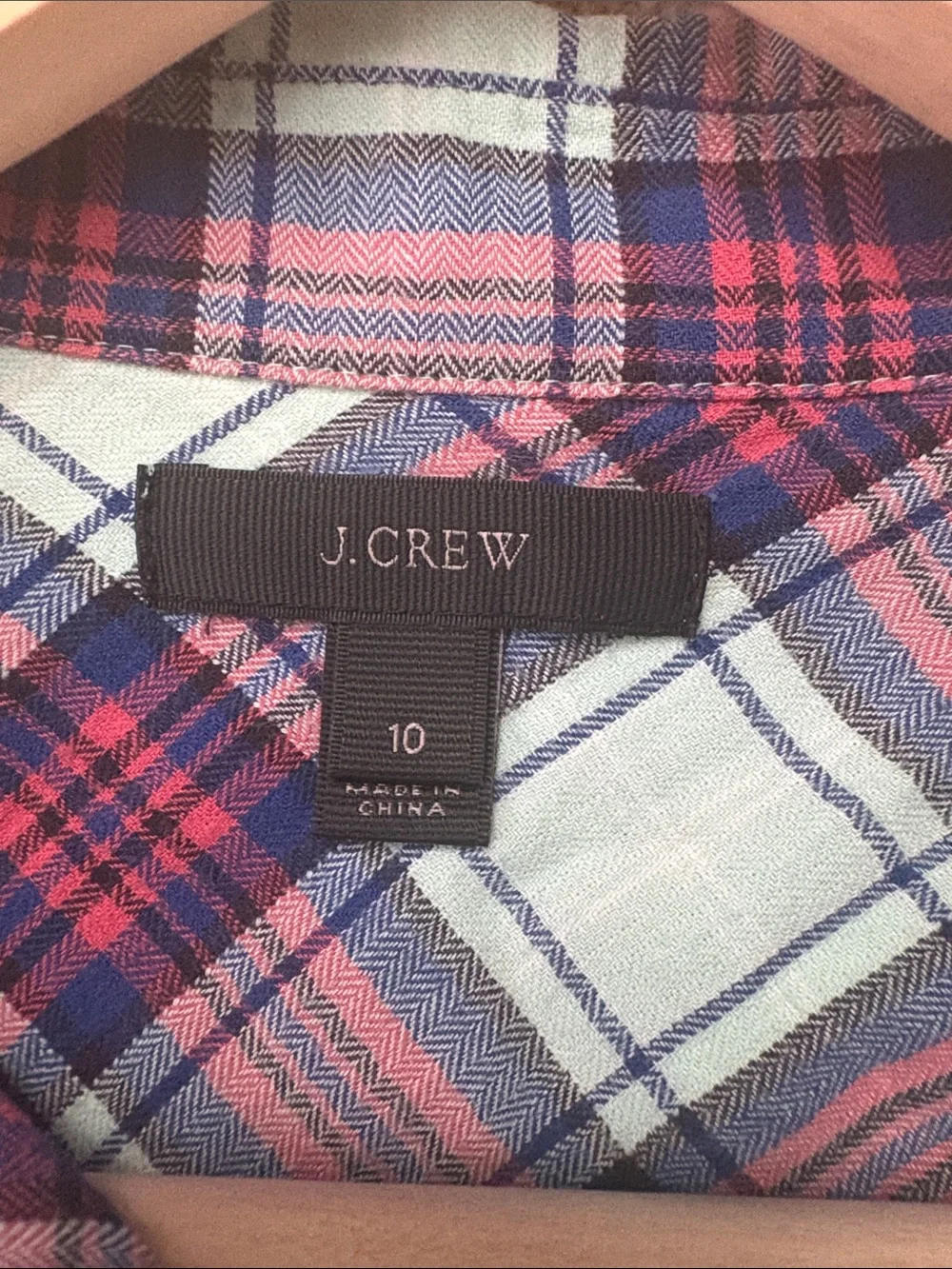 J. Crew crew plaid