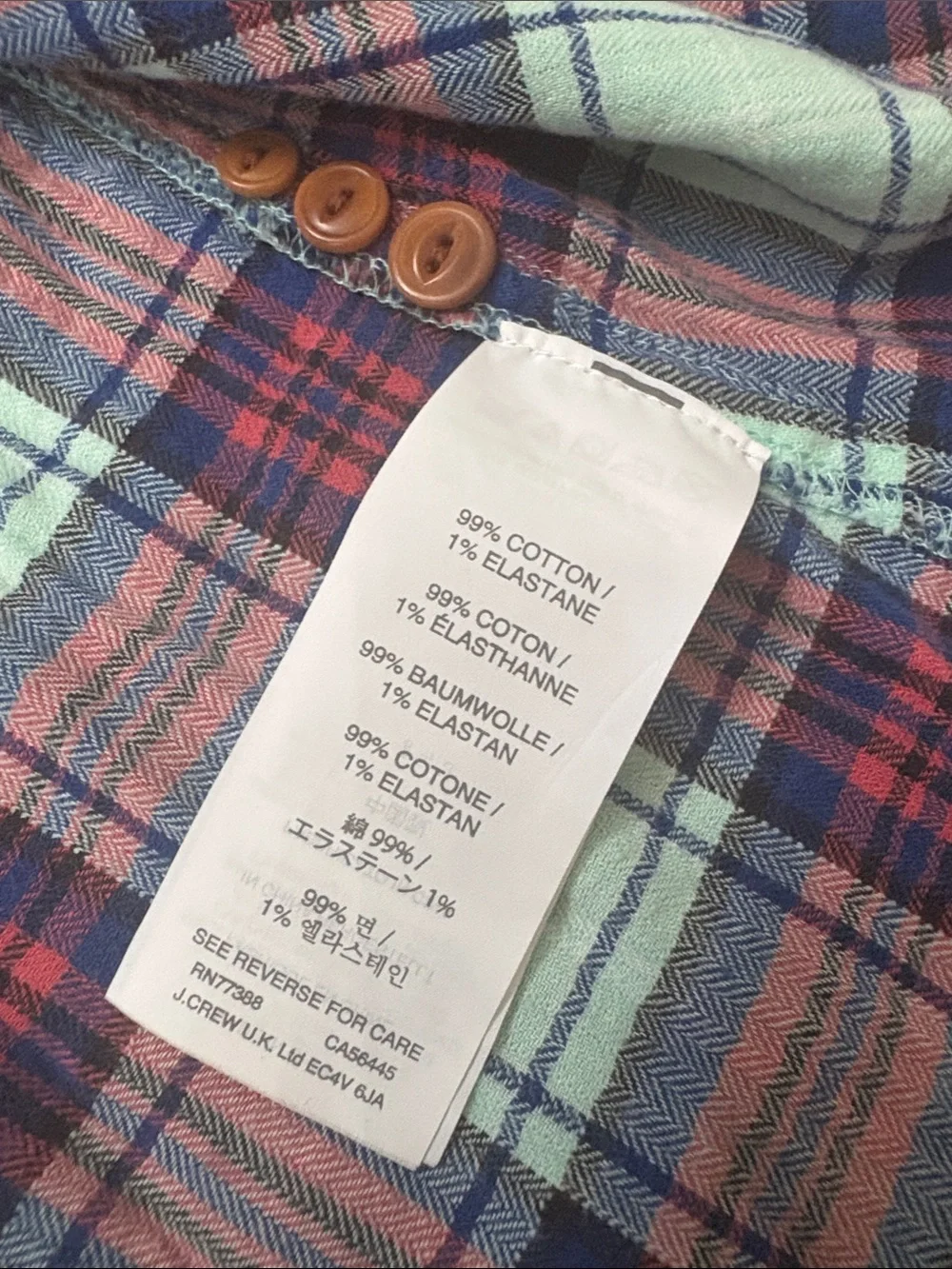 J. Crew crew plaid