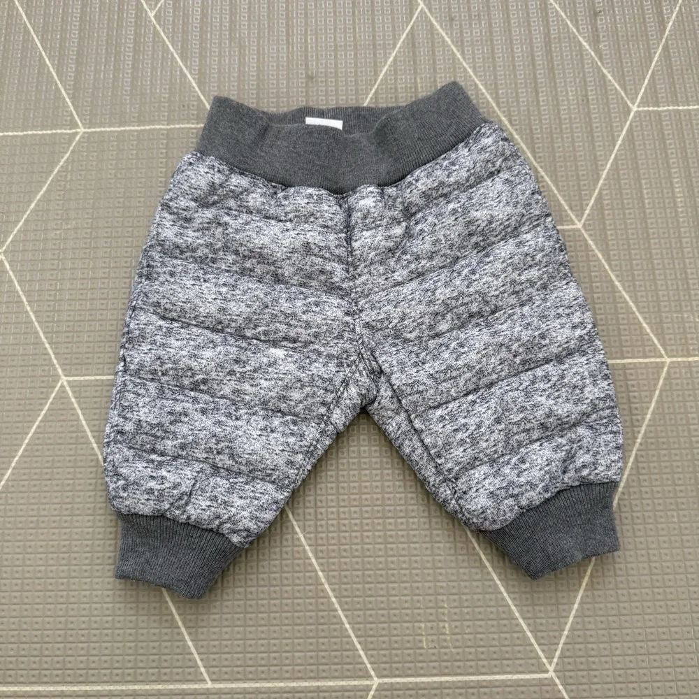 Baby Gap Gray Snow Pants 0-3 Months Pull On Polyester Insulated Puffer Pants