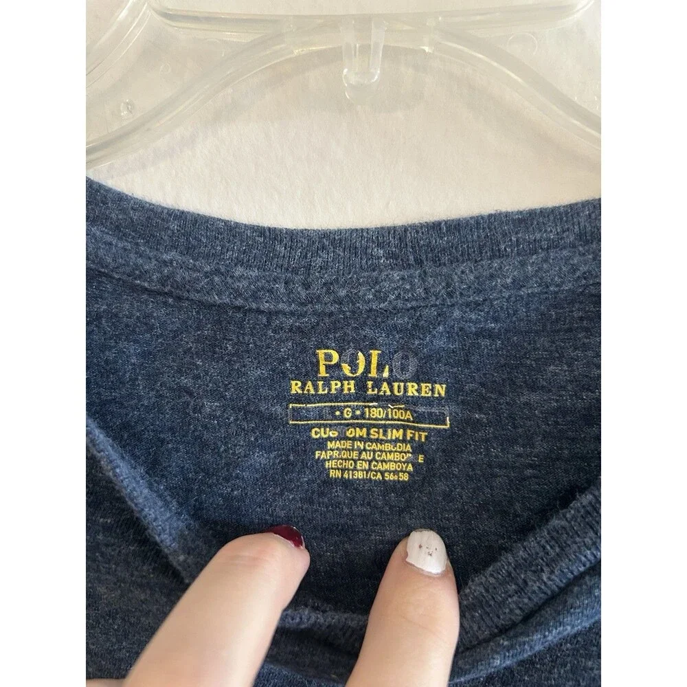 Polo Ralph Lauren blue shirt pre