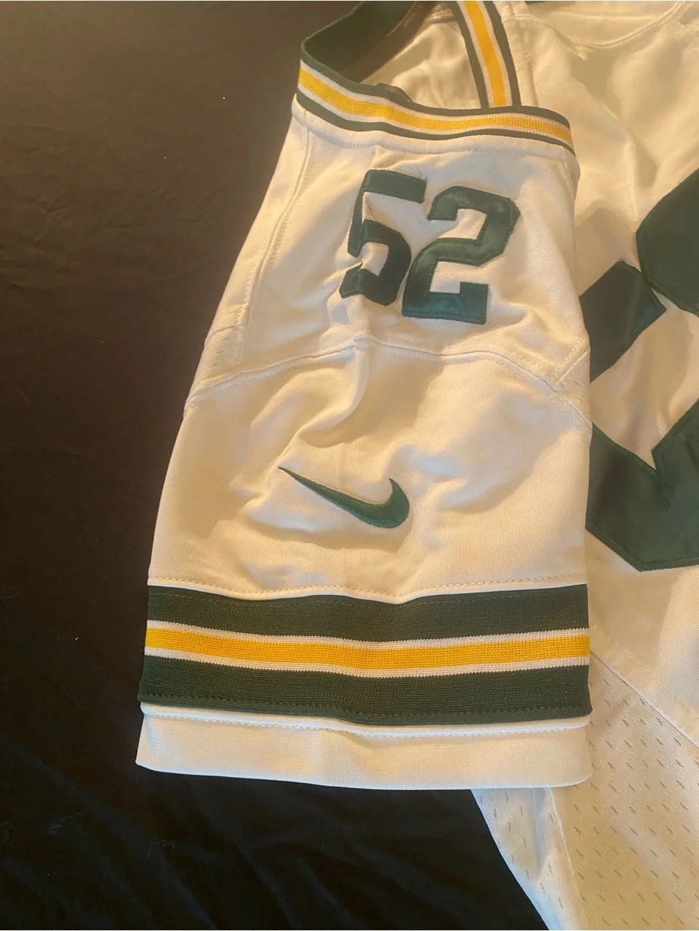 Nike white green