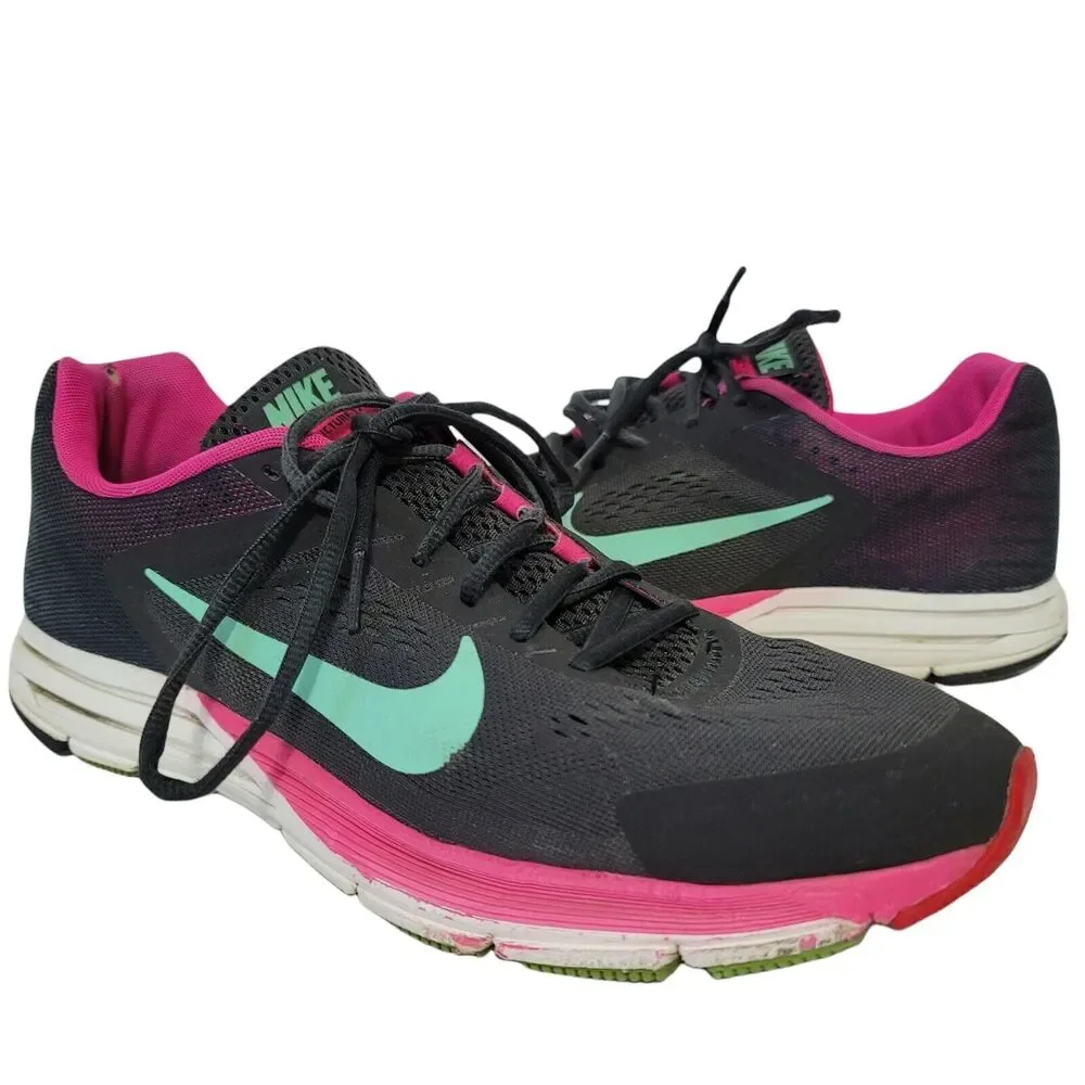 Nike Shoes Womens 12 Zoom‎ Structure 17 Running Training Athletic 624732-036