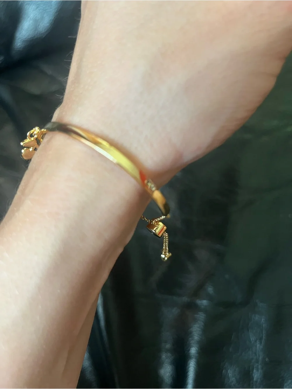 New Coach Cherry Charm Bangle Bracelet