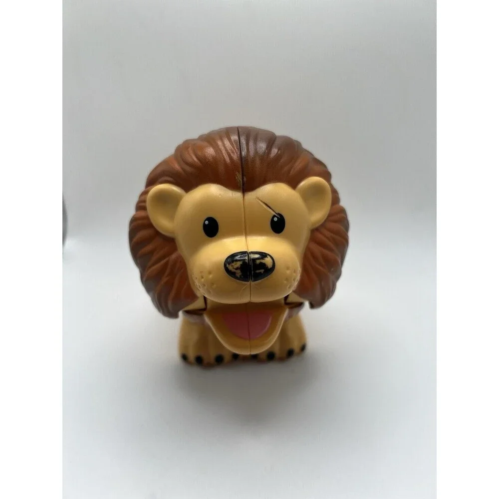 Little People Big Zoo Talker Animals Snoring Lion Tested and Works 2015