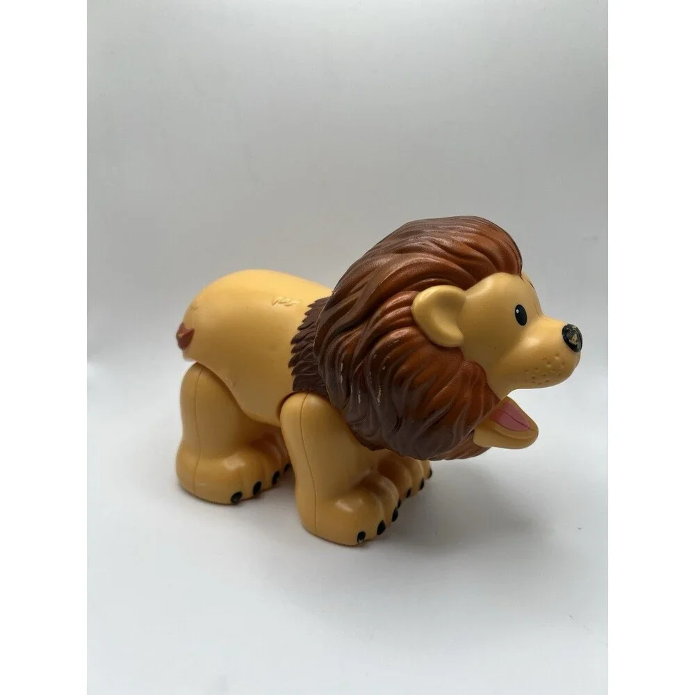 Little People Big Zoo Talker Animals Snoring Lion Tested and Works 2015