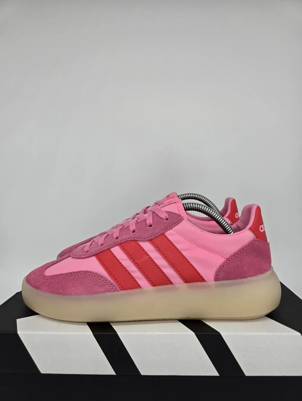 adidas Women's Barreda Decode JR1217 Bliss Pink Pure Ruby Shoes Size 7