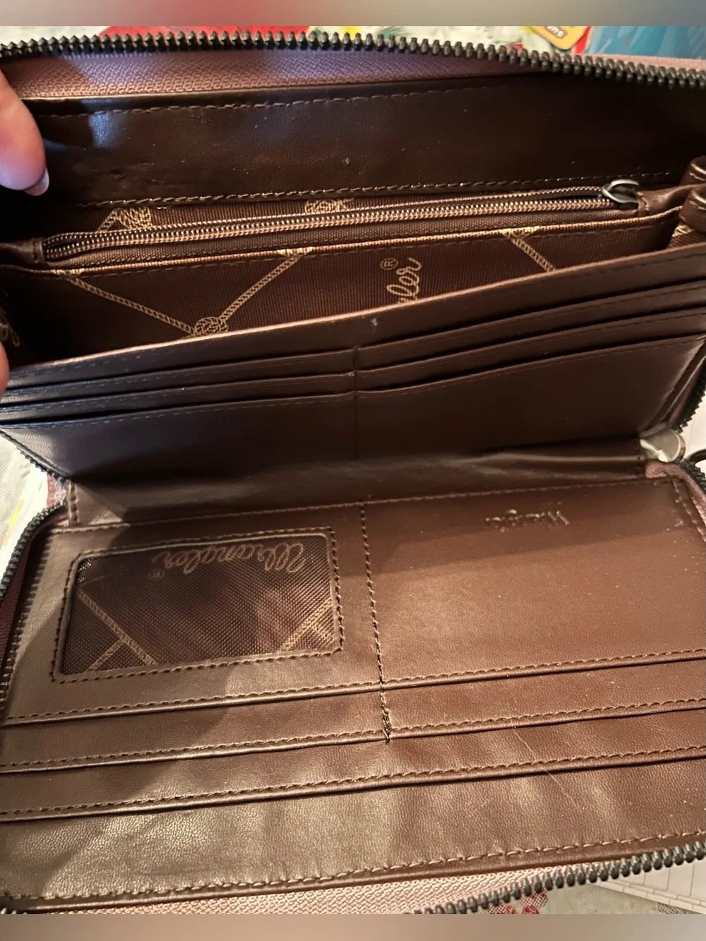 Wrangler pattern wristlet