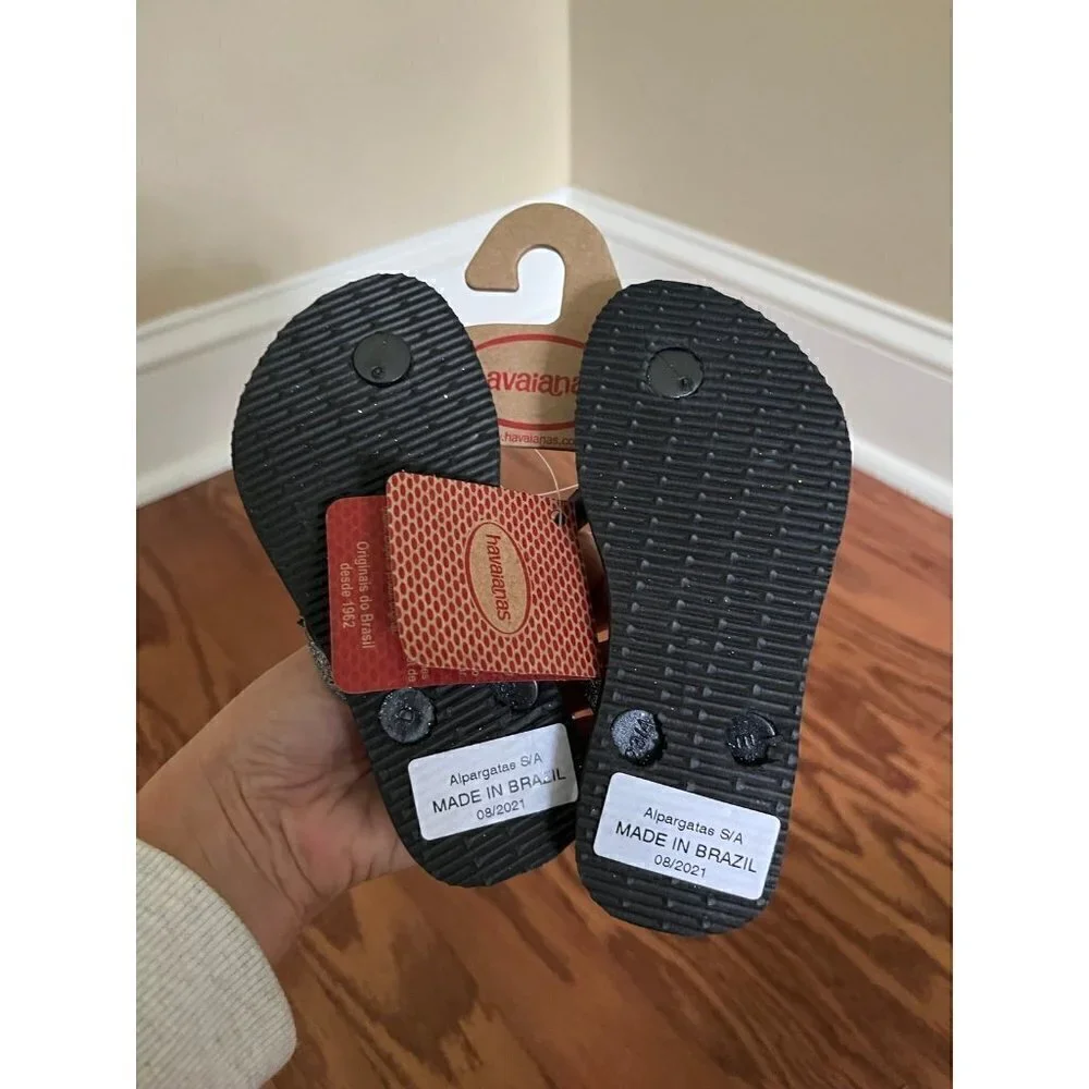 Havaianas black metallic