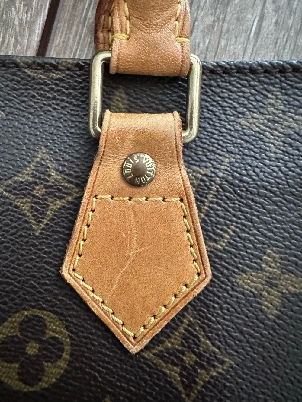 Louis Vuitton design stains pattern