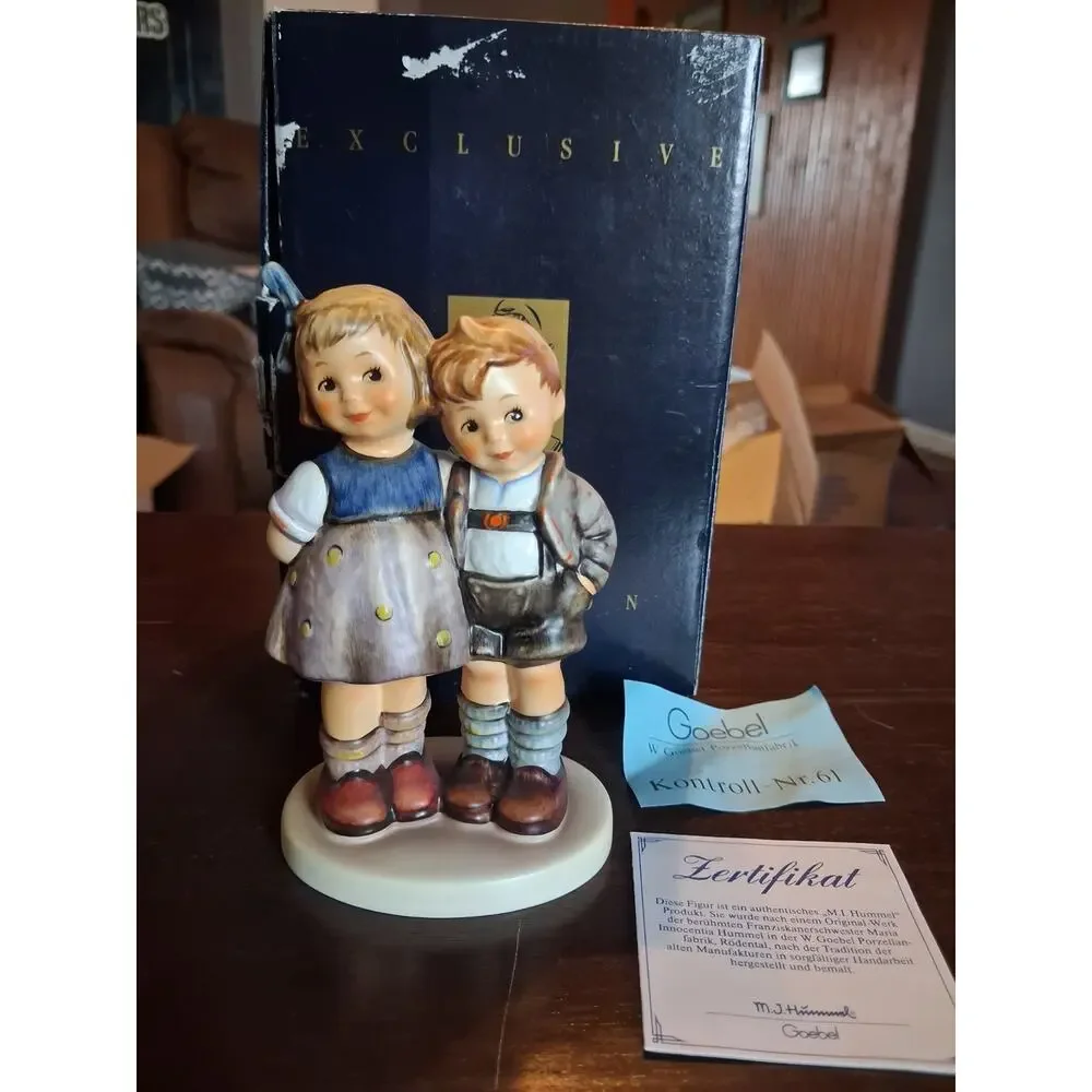 Goebel M.I. Hummel Club # 449 The Little Pair 10 Year Membership Club Exclusive
