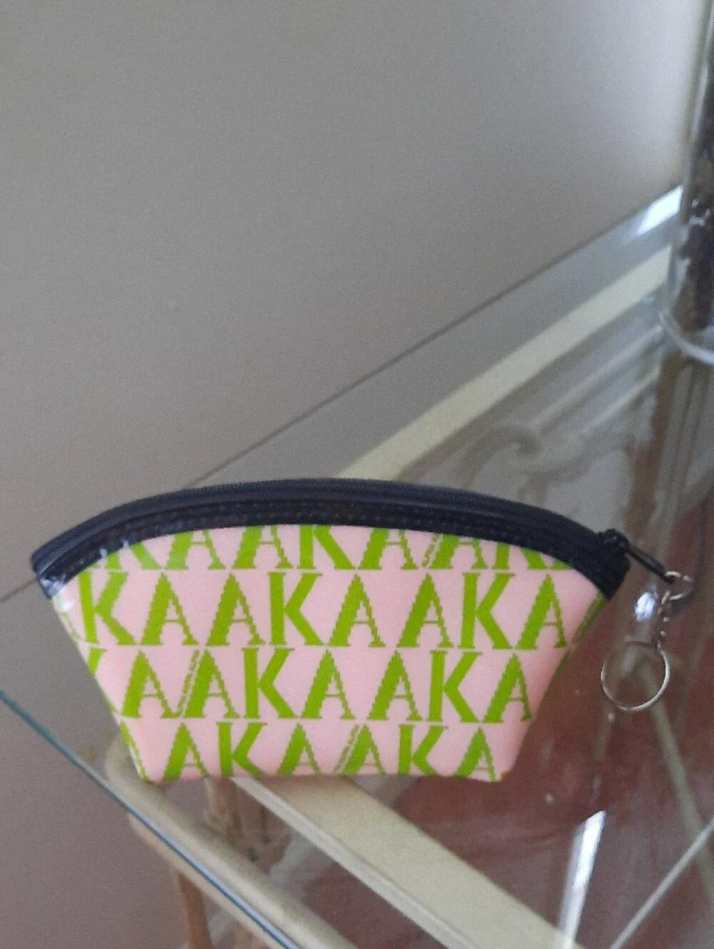 Alpha Kappa Alpha Cosmetic/Change Pouch
