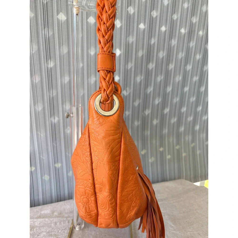 Braccialini orange leather