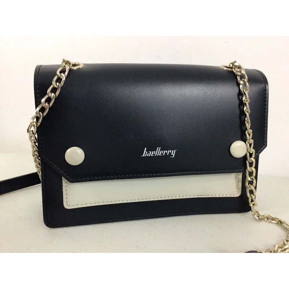 Baellerry Leather Crossbody Bag