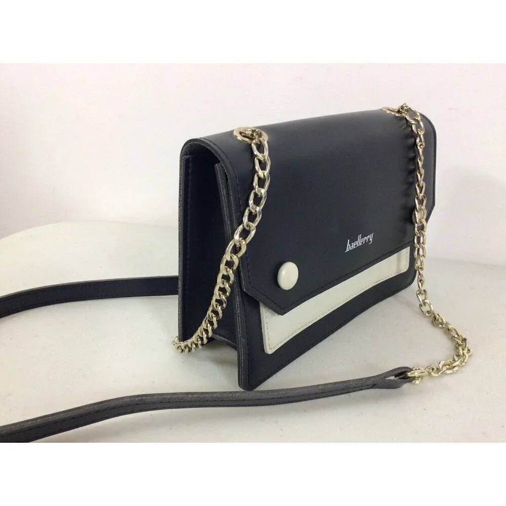 Baellerry Leather Crossbody Bag