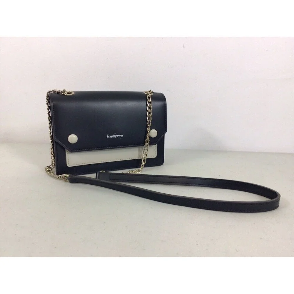 Baellerry Leather Crossbody Bag