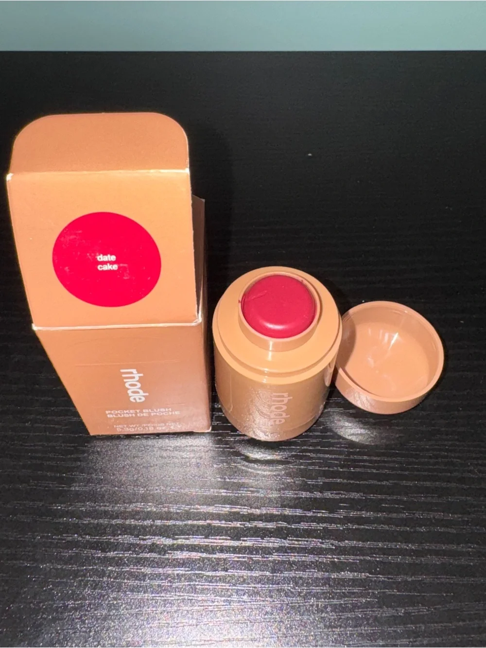 RHODE Pocket Blush Stick - Date Cake Pink-Red