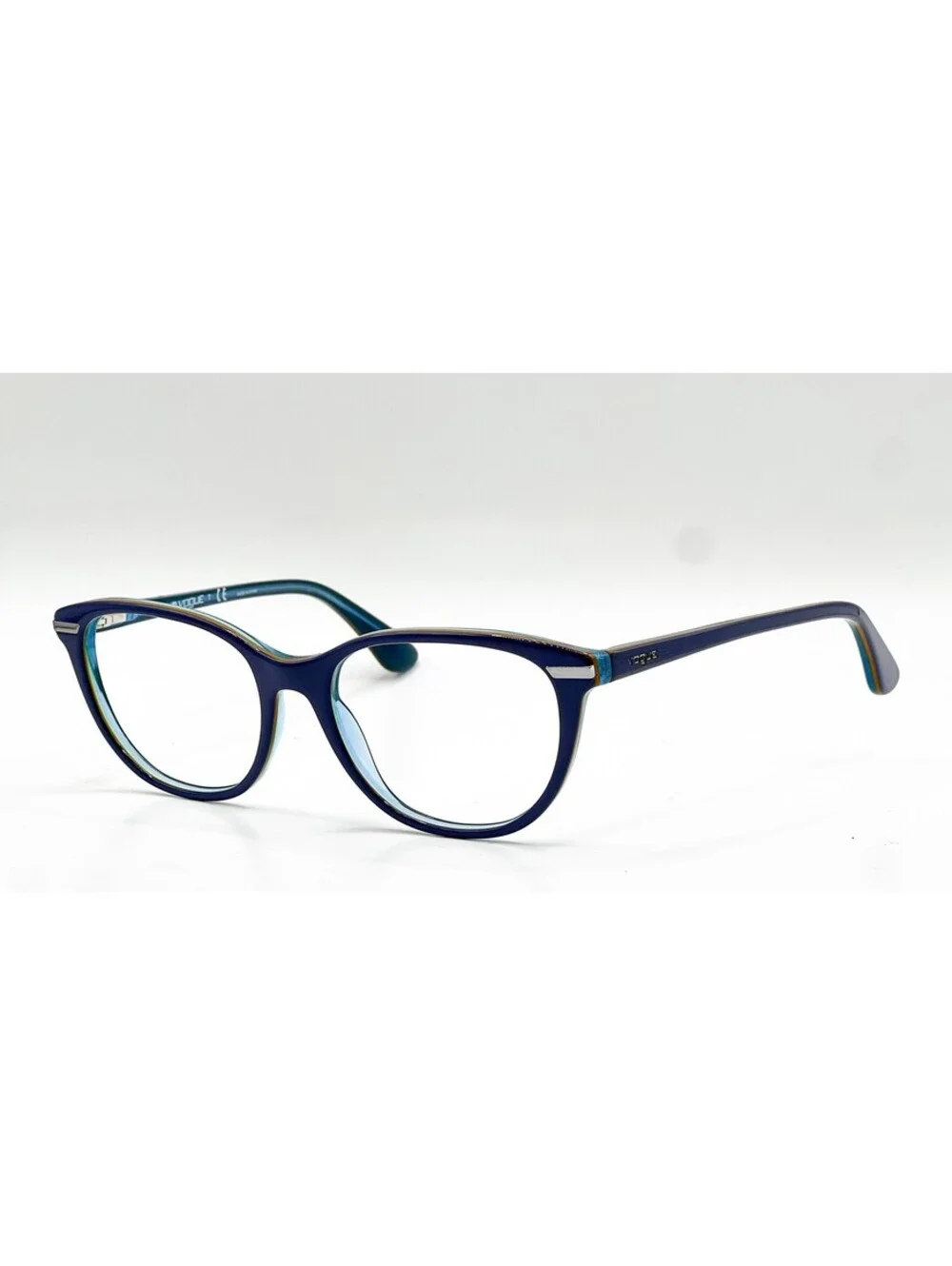 Vogue VO 2937 2278 Bluette Orange Azure Transparent Eyeglass Frames 51-17