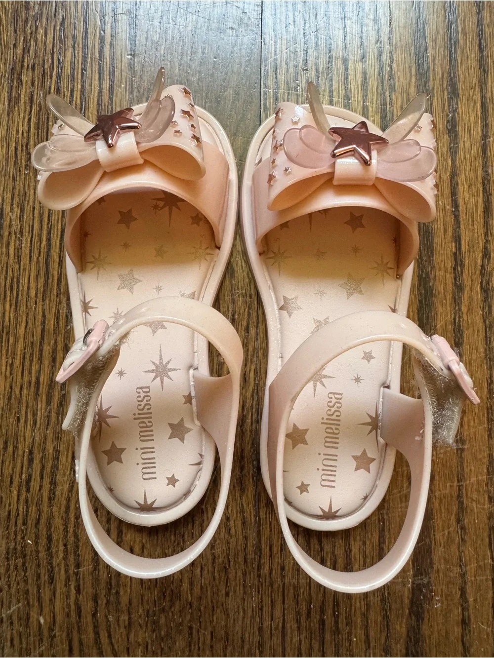 Mini Melissa Blush Jelly Sandals