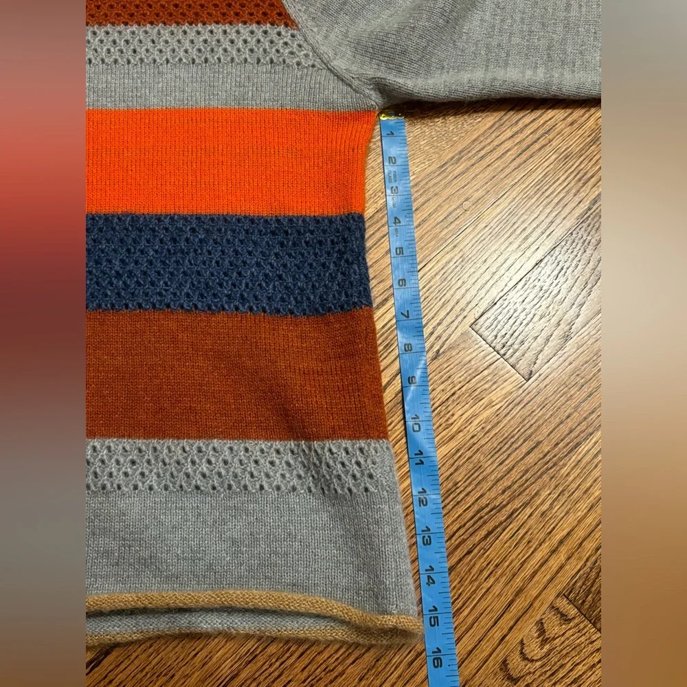 Folk | Honeycomb Stripe Jummy‎ in Moody Blue Stripe Men’s Sz 3/M