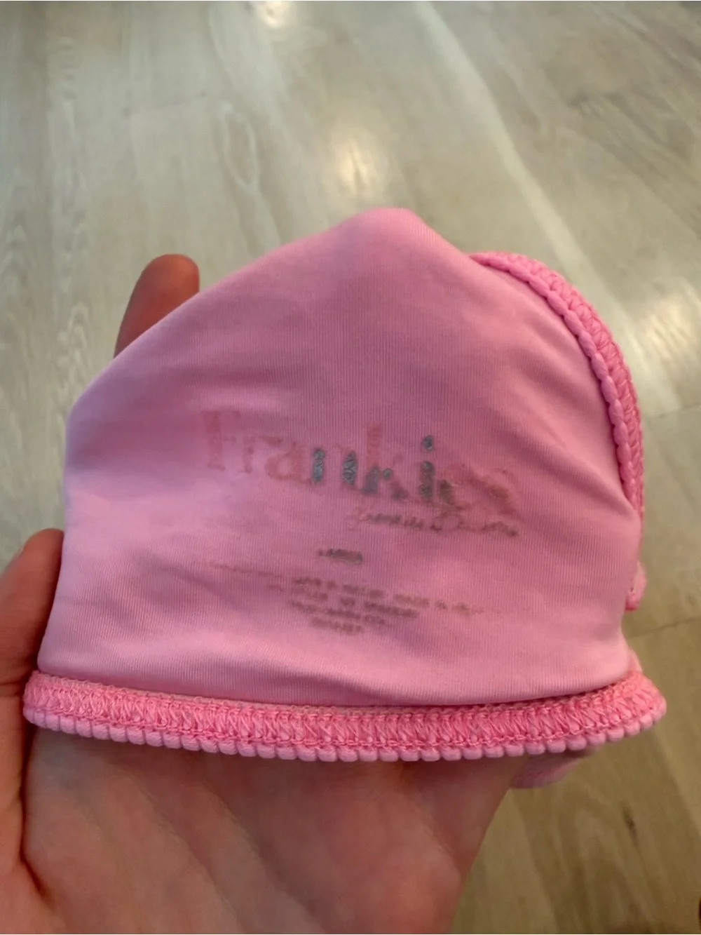 Frankies Bikinis ribbed pink
