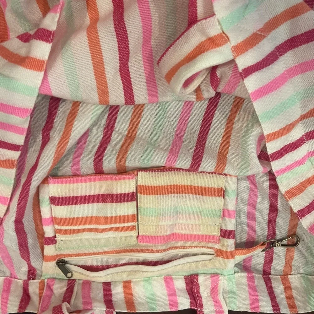 guc we the free Striped Pink and Orange multicolor Women's tote Bag