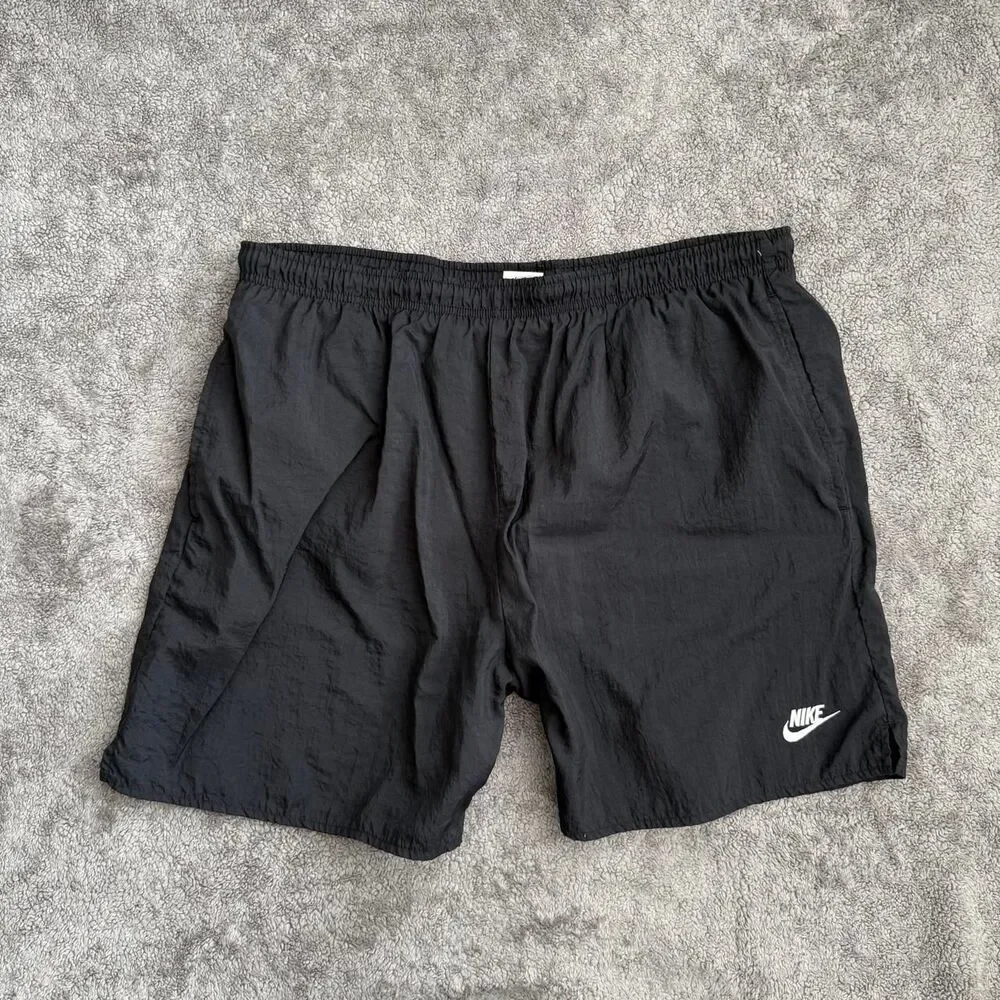 Nike black swim shorts