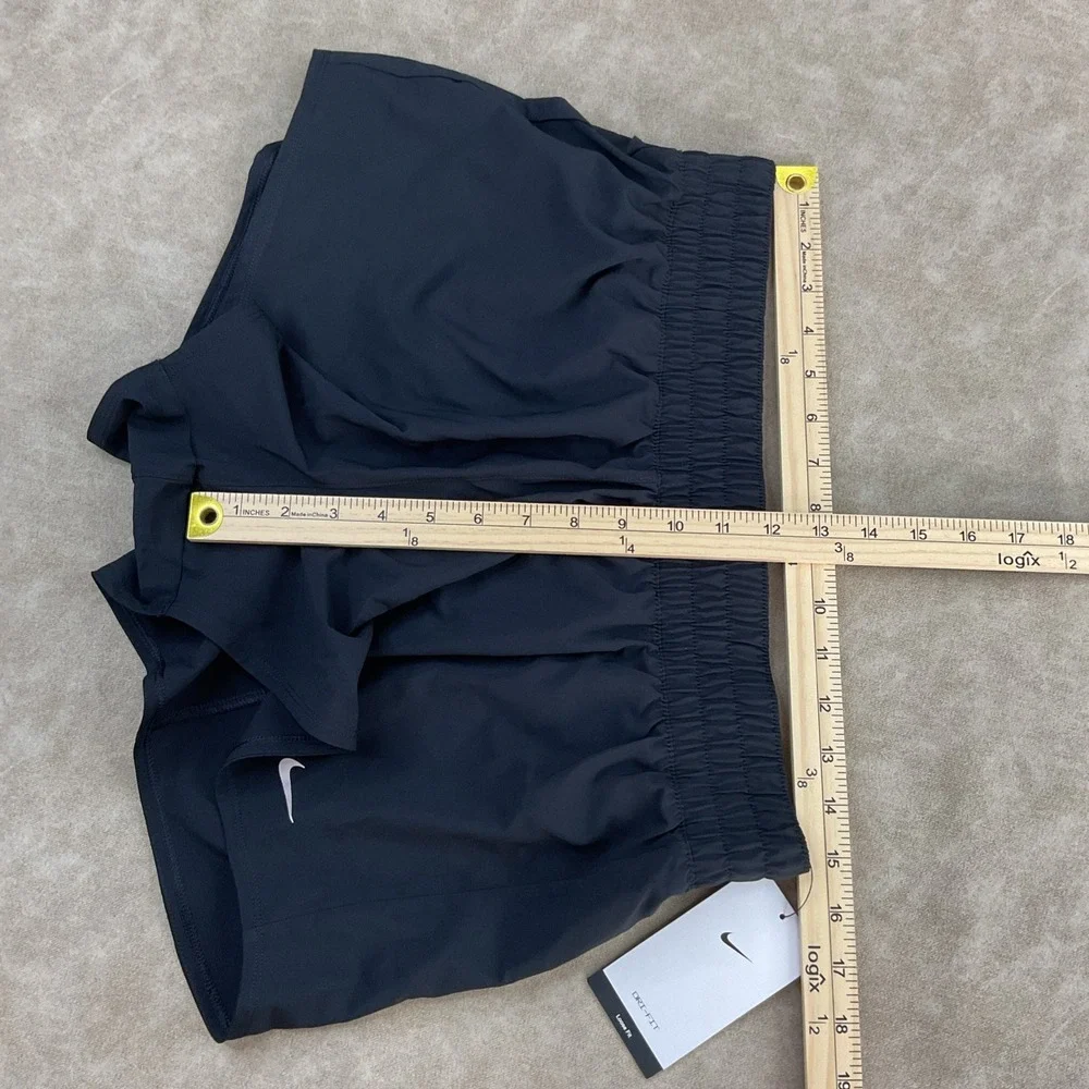 Nike One Shorts Women Sz L Dri-FIT Mid-Rise 3