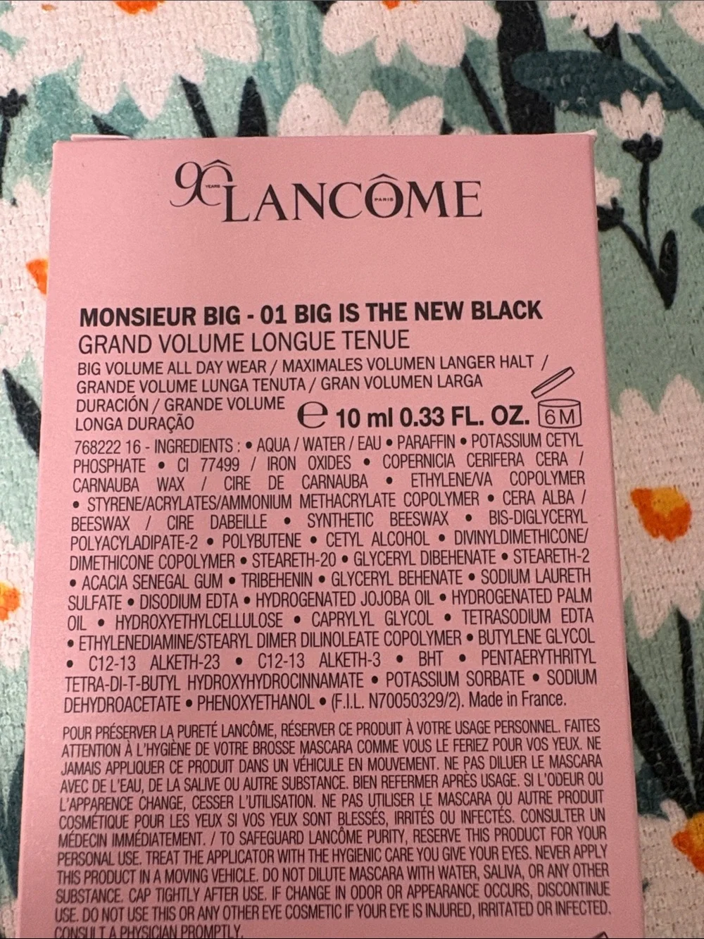 Lancome volumizing mascara