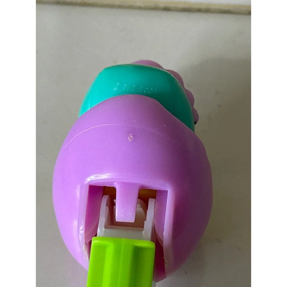 PEZ pink dispenser hatching