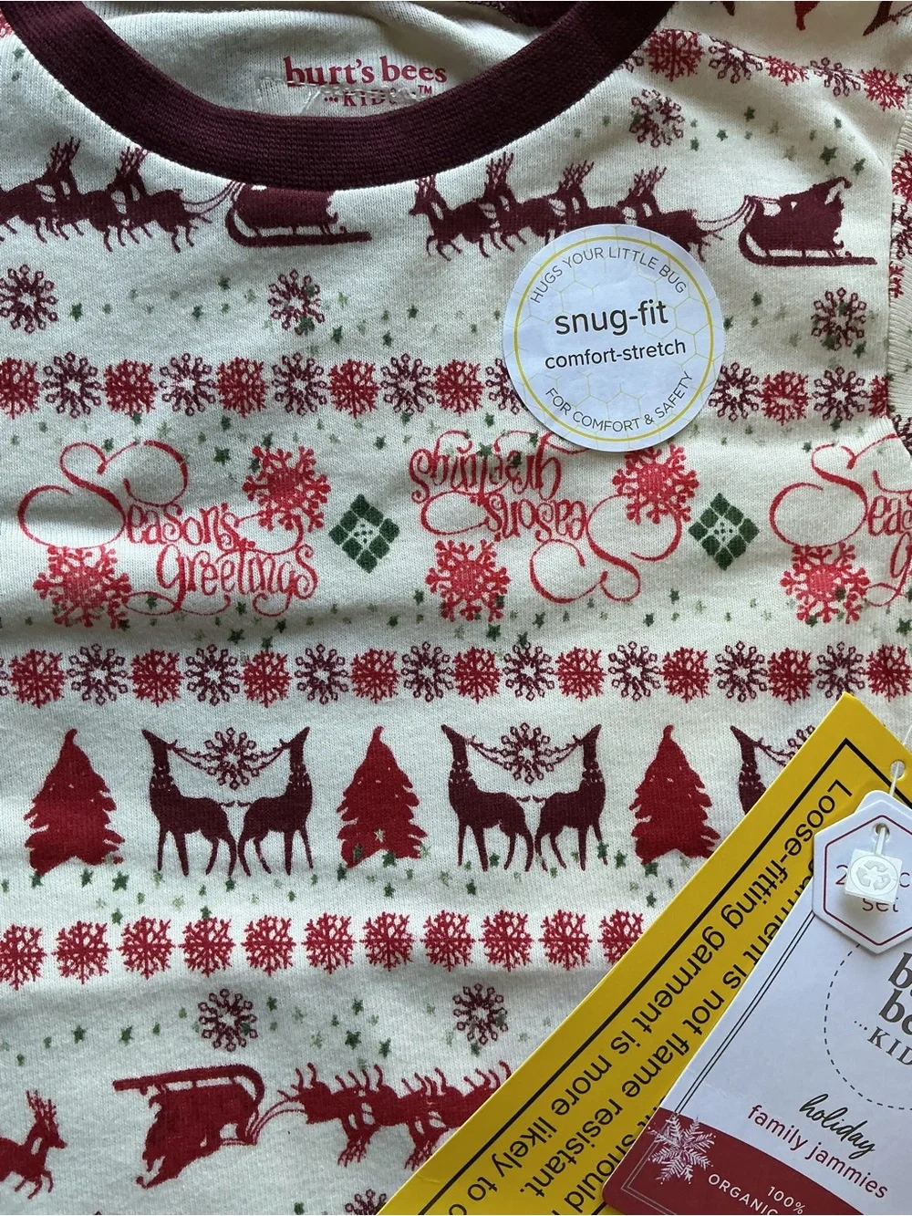 Burts Bees cozy kids